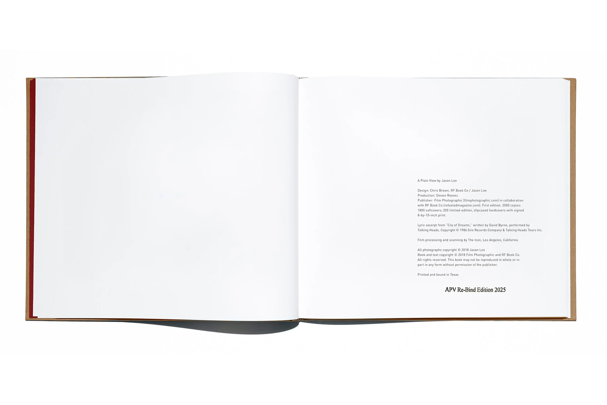 A PLAIN VIEW Special Edition 2025 — Jason Lee